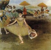 Edgar Degas Curtain call France oil painting artist